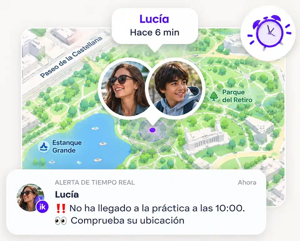 Alerta de inthesk: Lucía no ha llegado a la hora prevista