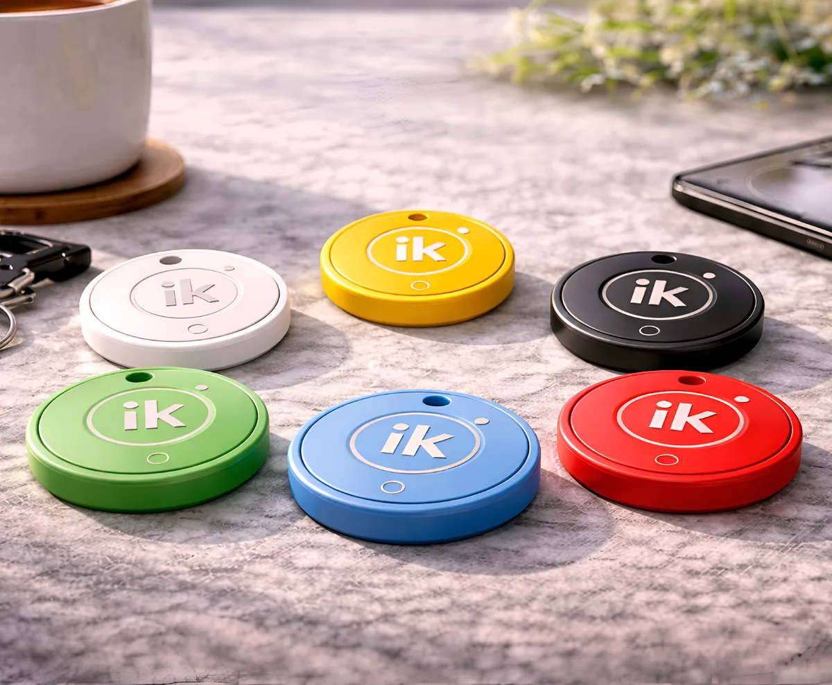 Los seis colores de ik Point sobre una mesa al sol